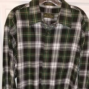 Orvis Mens plaid long sleeved shirt XL
